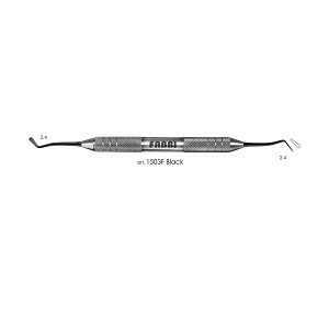 МАЛАЯ ДВУХСТОРОННЯЯ ГЛАДИЛКА FABRI 1503F Black