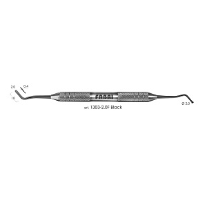 ШТОПФЕР-ГЛАДИЛКА СРЕДНЯЯ FABRI 1303-2,0F Black