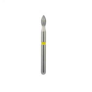 Бор алмазный для турбинного наконечника 368-016SF (жёлтый) FG (NTI, германия)