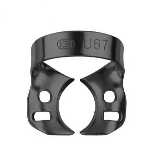 Кламп коффердам для моляров №U67-Black с черным покрытием (Dentech, Япония) Кламп коффердам для моляров №U67-Black с черным покрытием (Dentech, Япония)