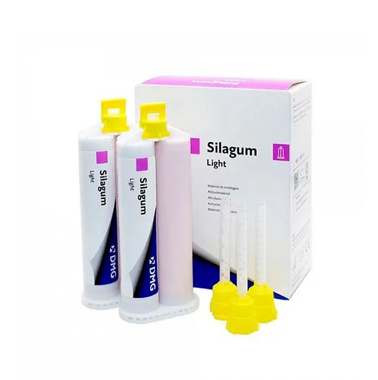Silagum Light А-силикон корригирующий слой, 2 картриджа х 50мл, арт.909713 (DMG, Германия)