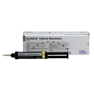 Multilink Hybrid Abutment Refill HO 0, двойной шприц (9г), опаковый - цемент для фиксации абатментов