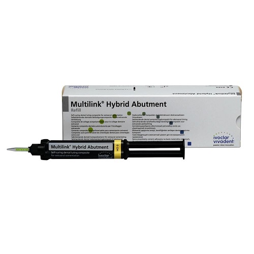Multilink Hybrid Abutment Refill HO 0, двойной шприц (9г), опаковый - цемент для фиксации абатментов Multilink Hybrid Abutment Refill HO 0, двойной шприц (9г), опаковый - цемент для фиксации абатментов