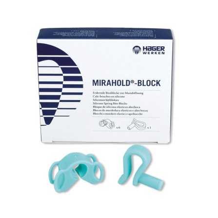 Прикусные блоки + загубник Mirahold-Block Прикусные блоки + загубник Mirahold-Block