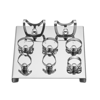 Brinker Plus Set — набор из 8 клампов для раббердама / коффердама на подставке (Dentech, Япония)