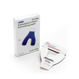Артикуляционная бумага Articulating Paper 80 мкм U-образная красная/голубая