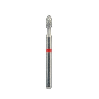 Бор алмазный для турбинного наконечника 379-016F FG (красный, мелкое зерно), (NTI, Германия)