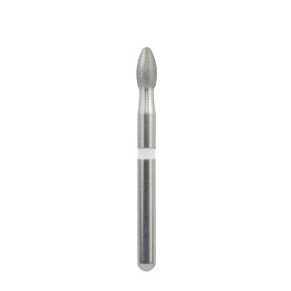 Бор алмазный для турбинного наконечника 379-018UF FG (белый), (NTI, Германия)