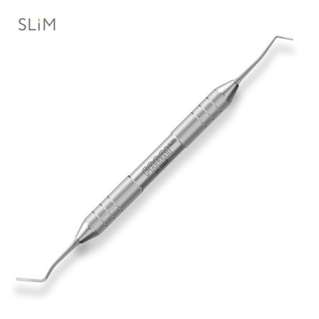 1382F Удлиненная узкая гладилка SLIM c цилиндрическим штопфером Ø1,0мм с эргономичной ручкой Ø10мм