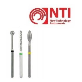 Боры алмазные NTI для турбинного наконечника