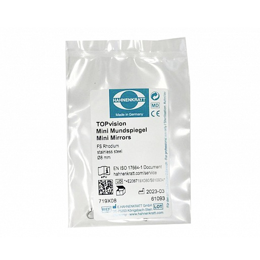 Зеркало MINI 8мм TOPvision FS Rhodium, HAHNENKRATT, Германия