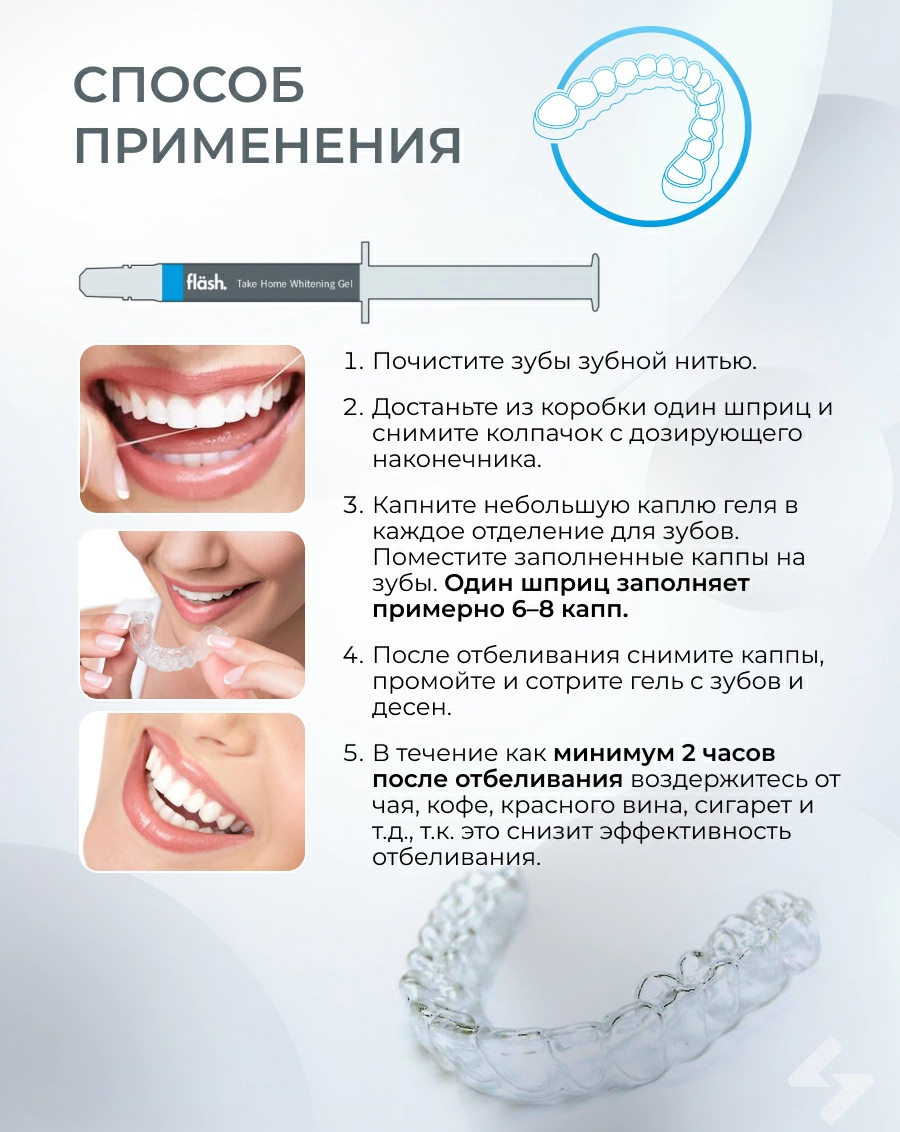 Набор для домашнего отбеливания Флэш