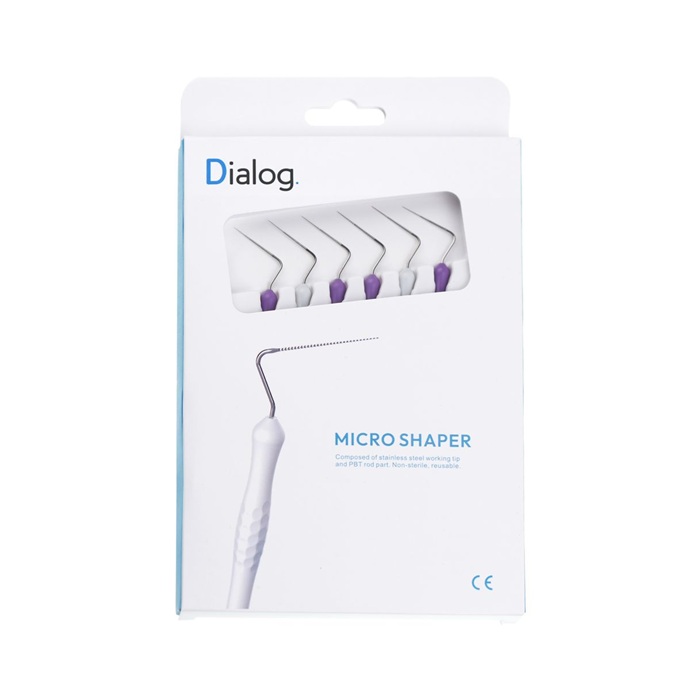 Набор ручных файлов Micro Debrider (Н-shape) + Micro Opener (K-shape), 6шт